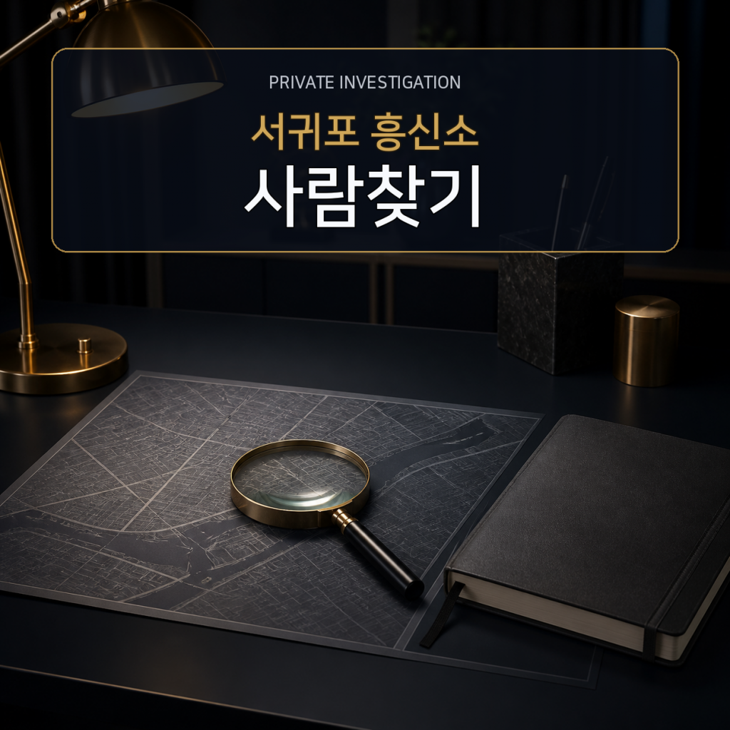 서귀포 사람찾기·소재파악 전문 흥신소