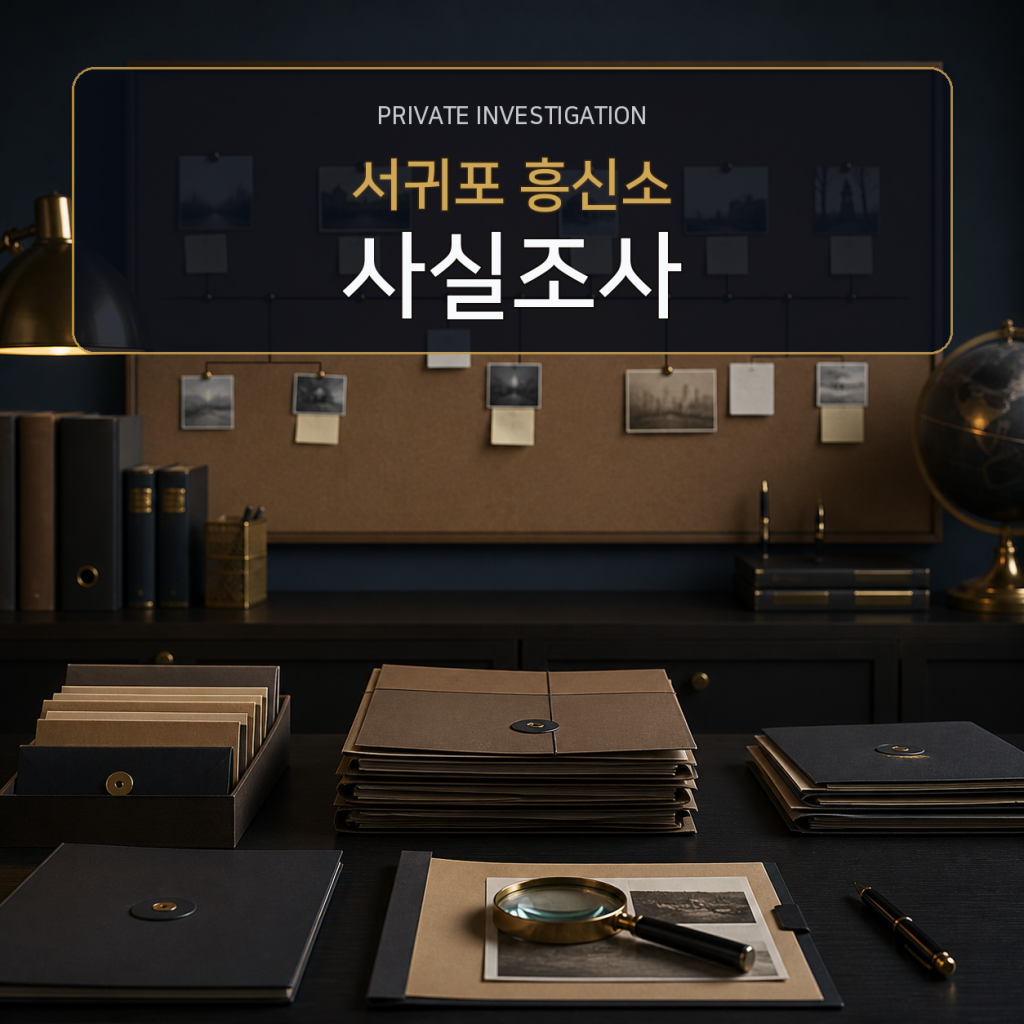 서귀포 사실관계 조사 전문 흥신소