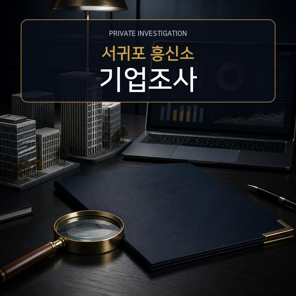 서귀포 기업·거래처 조사 전문 흥신소