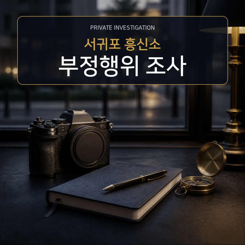 서귀포 부정행위 사실조사 전문 흥신소